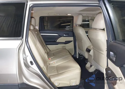 2015 Toyota Highlander Xle V6 from USA, damaged, VIN 5TDJKRFH2FS106276